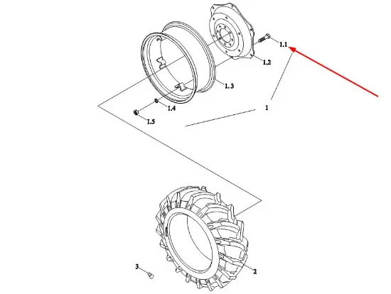 Slika Rim bolt M16 x 80 FT650.34.107