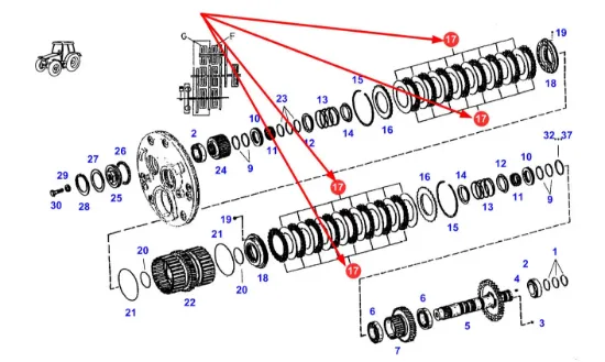 Slika Clutch disc set G001990200560
