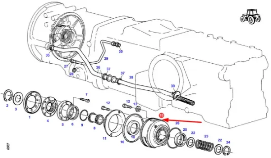 Slika Gearbox lubrication pump G199104490017