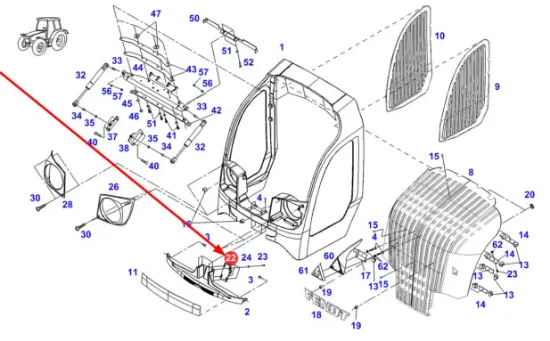 Slika Hood latch G205500020010