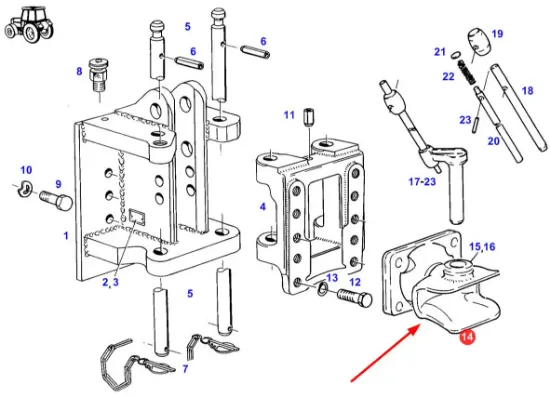 Slika Manual hitch G284501060070