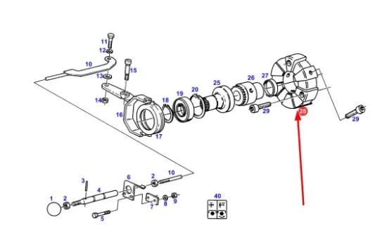 Slika Rubber clutch front PTO G515100200010