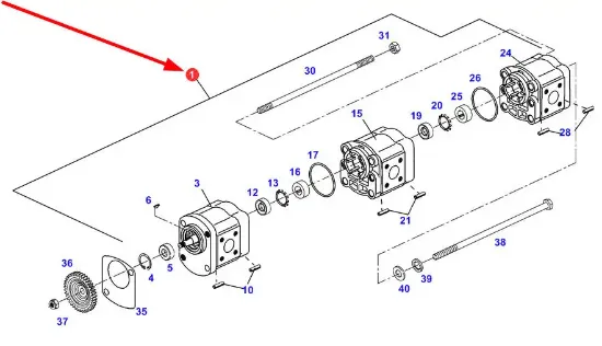 Slika Hydraulic pump G718100490010