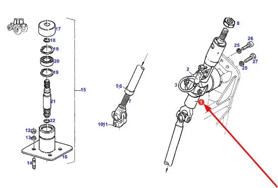 Slika Steering column G725400090011