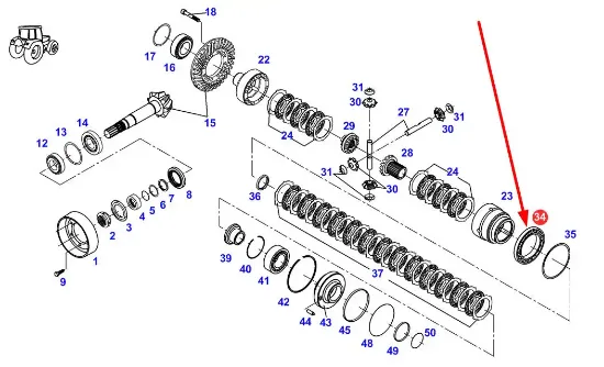 Slika Differential tapered roller bearing G816300020180