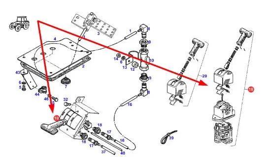 Slika Handbrake lever G822880020130