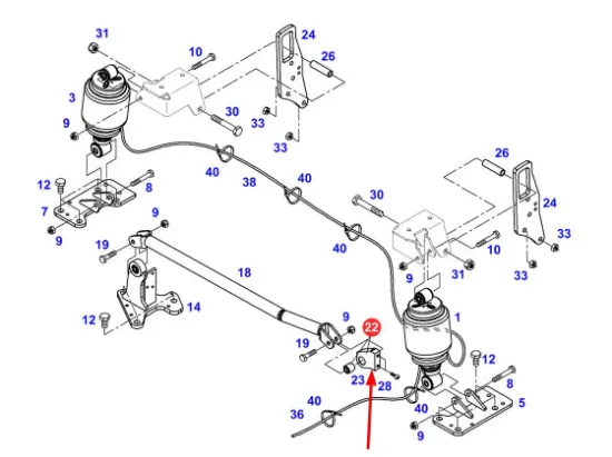 Slika Bracket with metal-rubber sleeve G930500200040