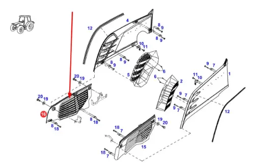 Slika Right engine cover G931502021111