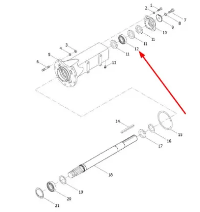 Slika Single row ball bearing 1 x 50 x 90 GBT20-276