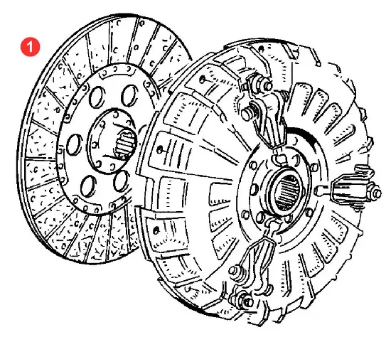 Slika Clutch disc H199104420020