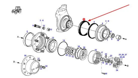 Slika Steering knuckle seal H205301020020