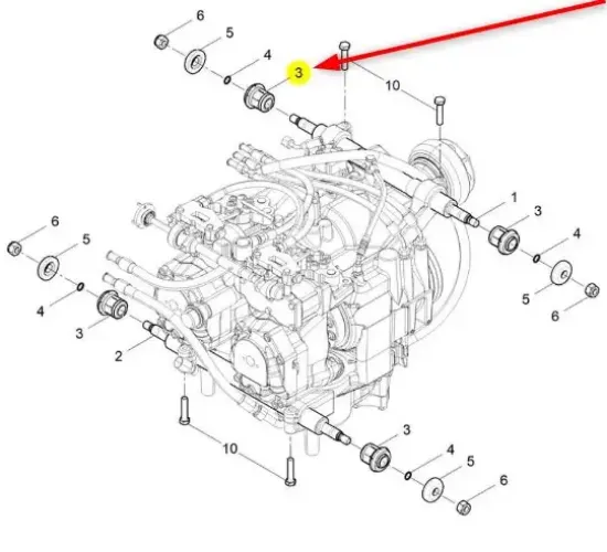 Slika Gearbox mounting bush H218PB0101011