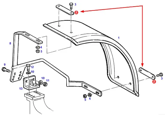 Slika Front fender bracket H218PH2001020