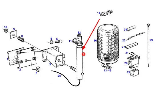 Slika Warning lamp holder H294900140020