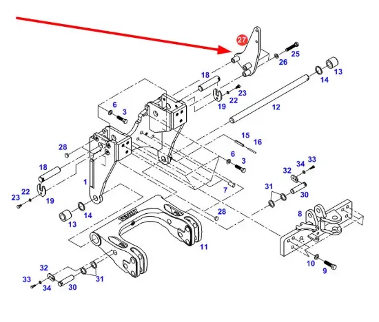 Slika Elevator assembly mount H339921010050