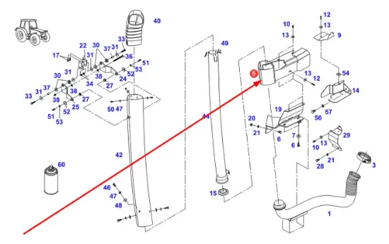 Slika Exhaust muffler cover bracket H716201101160