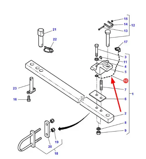 Slika Rear linkage protection H716921050030