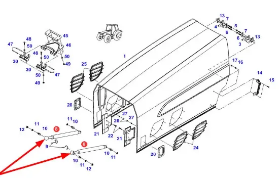 Slika Bonnet gas lifter H718500020210