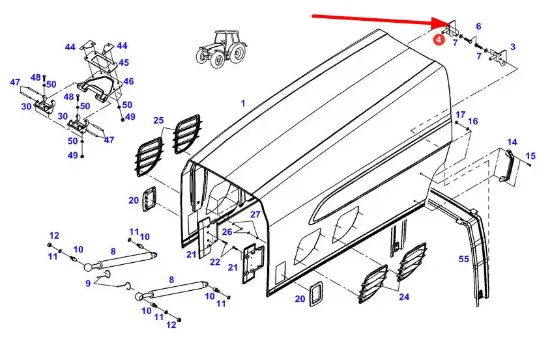 Slika Hood bracket H718501020762