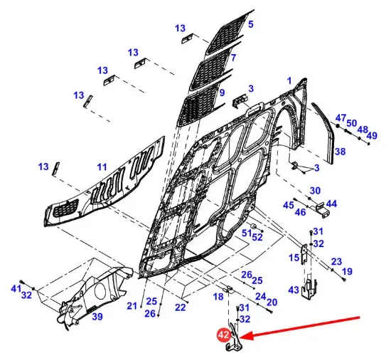 Slika H737500021822 mounting bracket