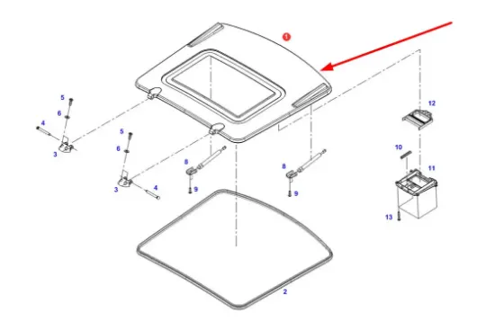 Slika Cabin roof H737812020100