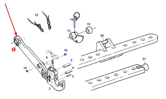 Slika TUZ hanger yoke H816870060030