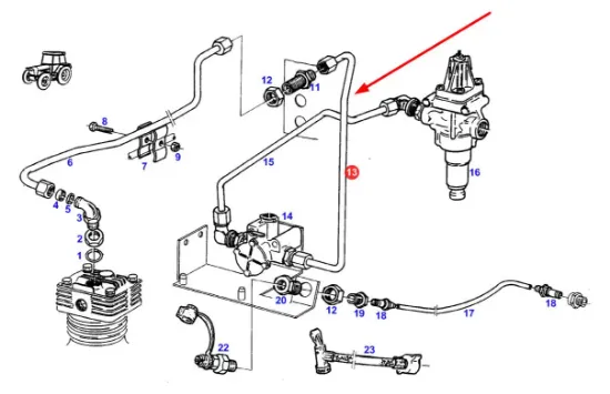 Slika Pneumatic system hose H822880030020