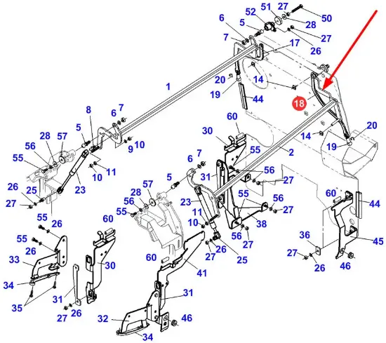 Slika Side cover frame element H916501022320