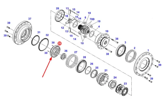 Slika Differential hub H931303190050