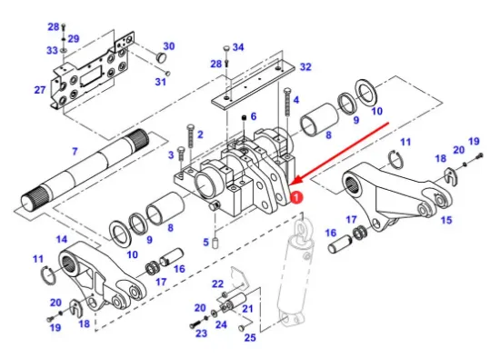 Slika Rear linkage pin H931870050010