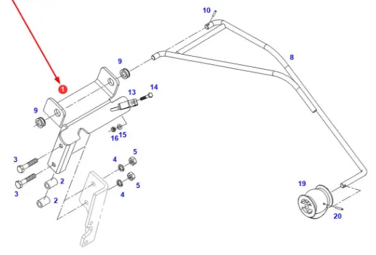 Slika Central connector holder H931870050300