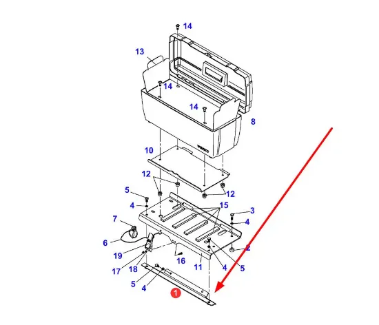 Slika Key box holder H945500040030