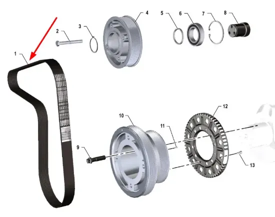 Slika Multi-V belt 8PK x 1323 lp K0067061