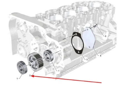 Slika Engine pump gear K0067141