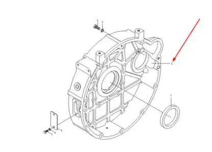 Slika Flywheel housing KM385T-01010-4