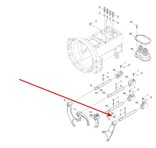 Slika Gear shaft L0001252