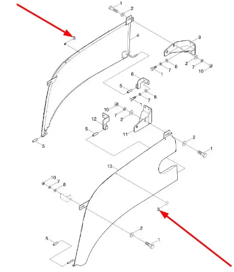 Slika Arbos side cover cap L0002372