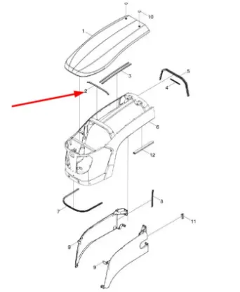 Slika Cover gasket L0002568