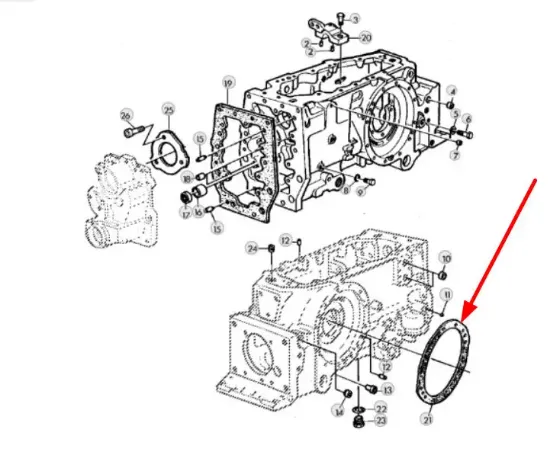 Slika Rear axle seal L61922