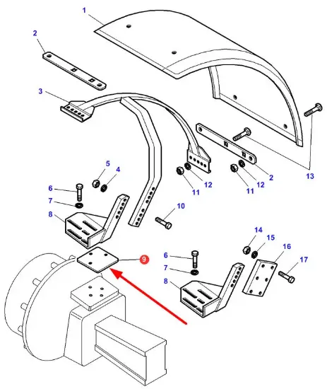 Slika Mudguard support spacer MF3777717M1