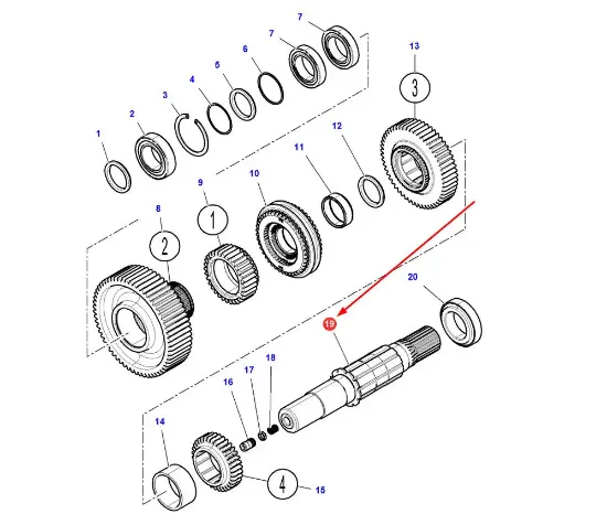 Slika Shaft length 377 mm MF3799175M5