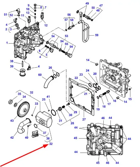 Slika Rexroth MF3799411M2 hydraulic pump