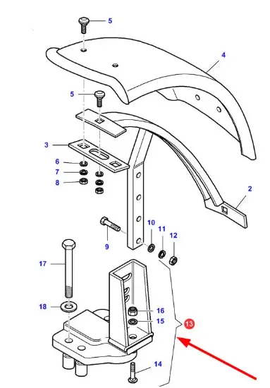 Slika Mudguard Bracket MFVA208280