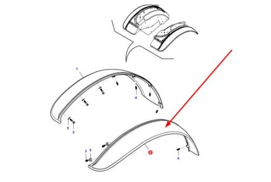 Slika Fender extension MFVA372392