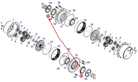 Slika Single row tapered roller bearing 1 x 150 x 210 NP38/Y054943M