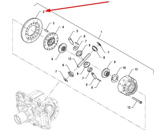 Slika Differential crown gear Z=40 P5M31501111