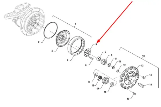 Slika Final drive flange P5M31701109