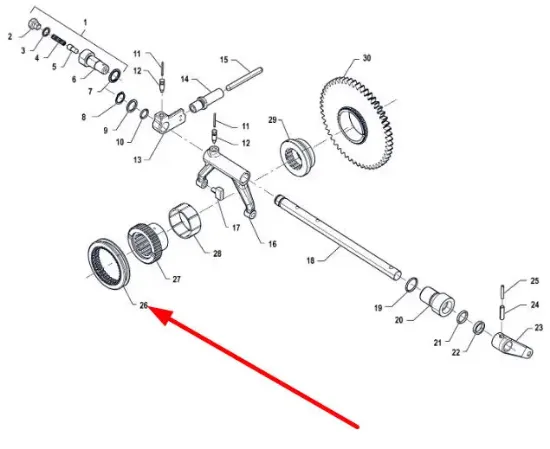 Slika Synchronizer gear P5M37201117