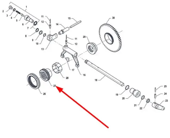 Slika Synchronizer gear P5M37201118