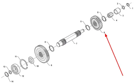 Slika Gear wheel Z=27 P5M37301105